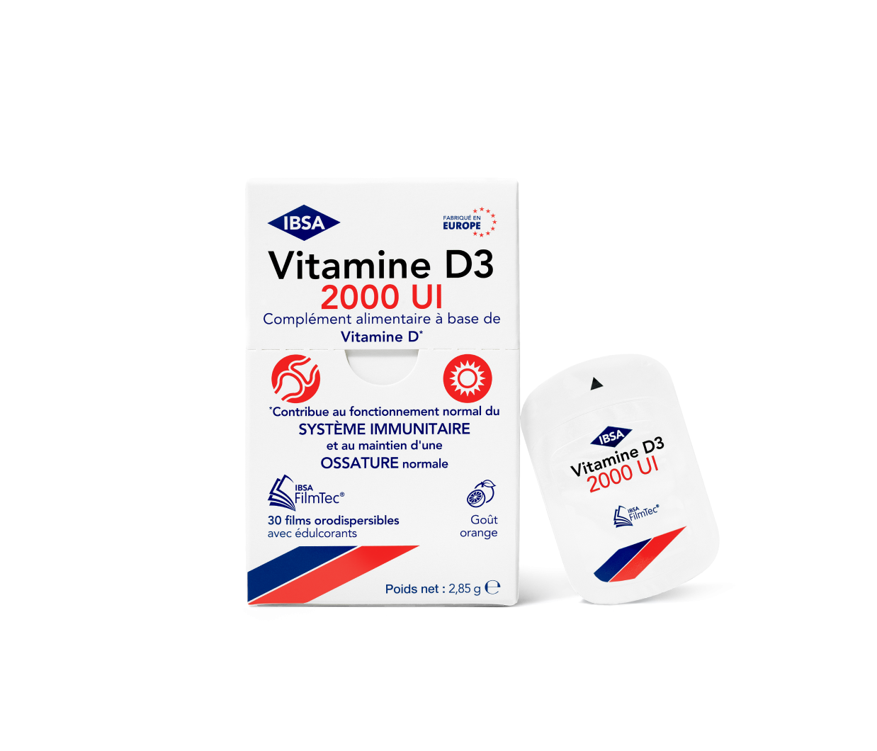 Vitamine D3 FilmTec®IBSA 2000 UI | IBSA Care